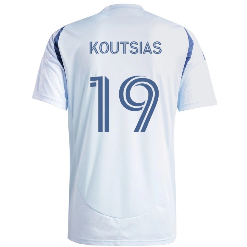 Danxen Niño Camiseta Georgios Koutsias #19 Rojo Blanco 2ª Equipación 2025/26 La Camisa México
