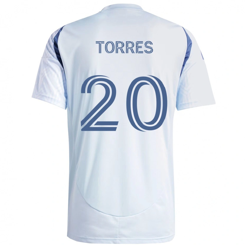Danxen Niño Camiseta Jairo Torres #20 Rojo Blanco 2ª Equipación 2025/26 La Camisa México