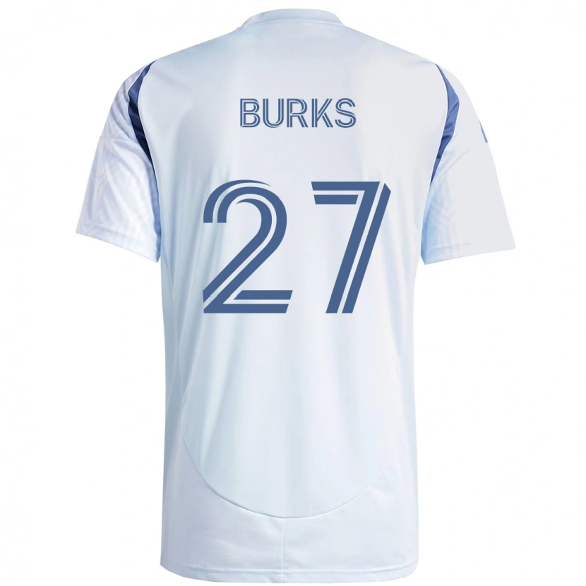 Danxen Niño Camiseta Kendall Burks #27 Rojo Blanco 2ª Equipación 2025/26 La Camisa México