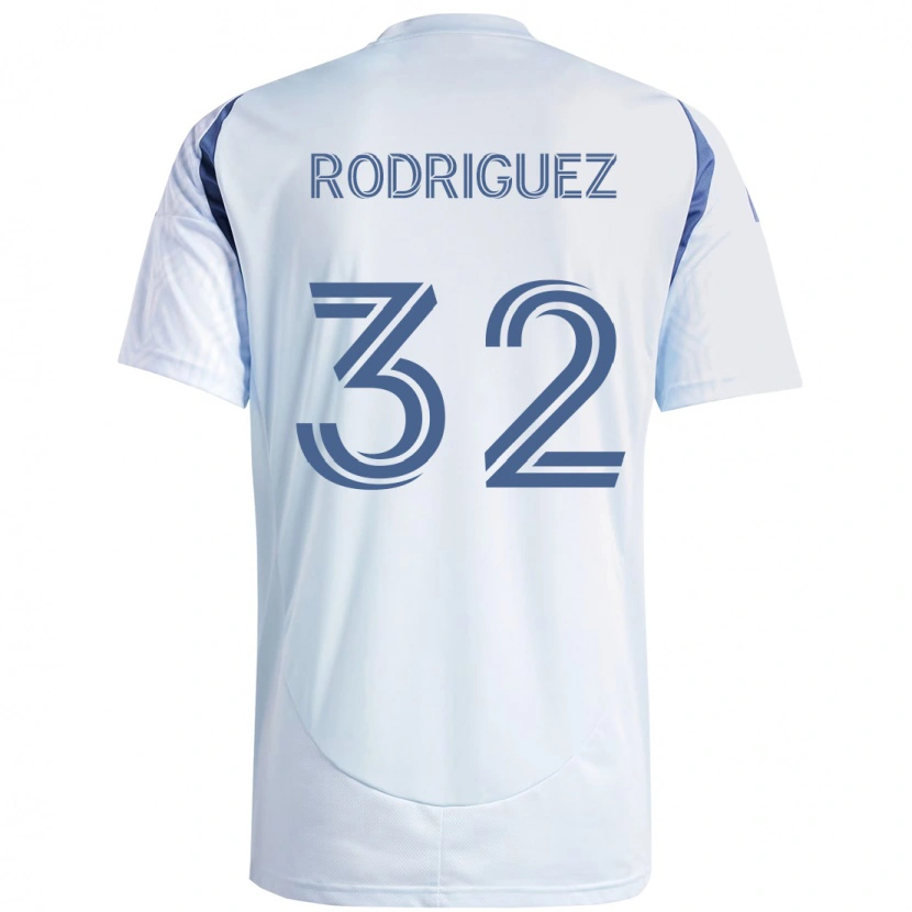 Danxen Niño Camiseta Missael Rodríguez #32 Rojo Blanco 2ª Equipación 2025/26 La Camisa México
