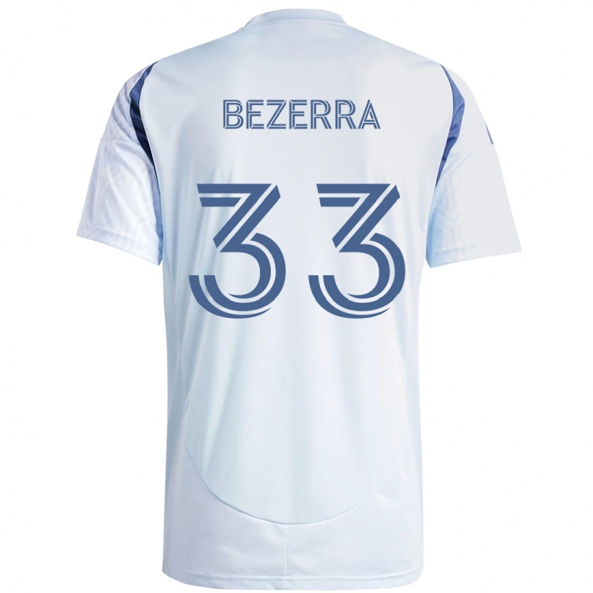 Danxen Niño Camiseta Victor Bezerra #33 Rojo Blanco 2ª Equipación 2025/26 La Camisa México