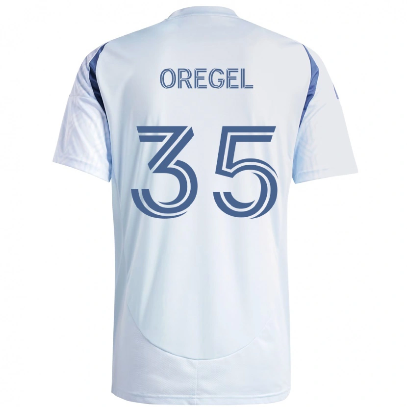 Danxen Niño Camiseta Sergio Oregel #35 Rojo Blanco 2ª Equipación 2025/26 La Camisa México