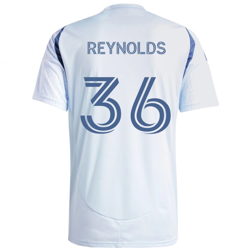 Danxen Niño Camiseta Justin Reynolds #36 Rojo Blanco 2ª Equipación 2025/26 La Camisa México