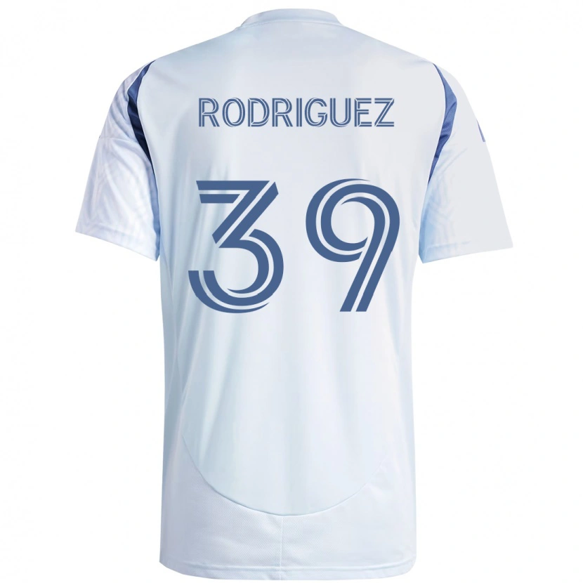 Danxen Niño Camiseta Allan Rodriguez #39 Rojo Blanco 2ª Equipación 2025/26 La Camisa México