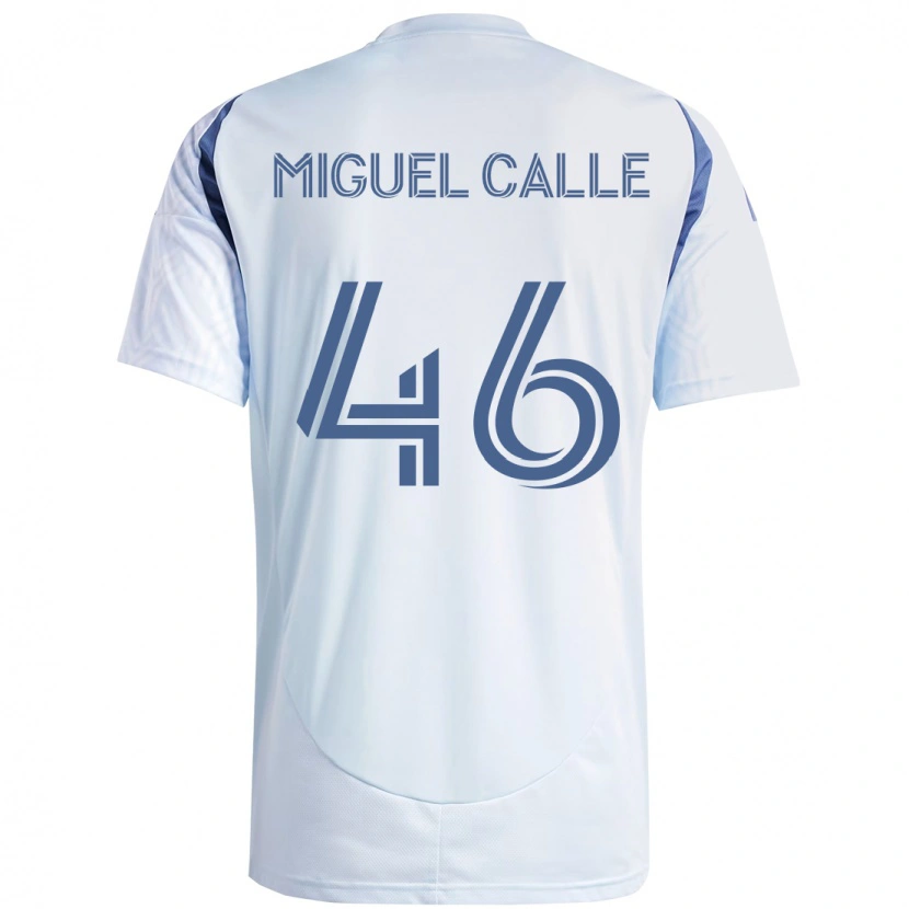 Danxen Niño Camiseta Juan Miguel Calle #46 Rojo Blanco 2ª Equipación 2025/26 La Camisa México