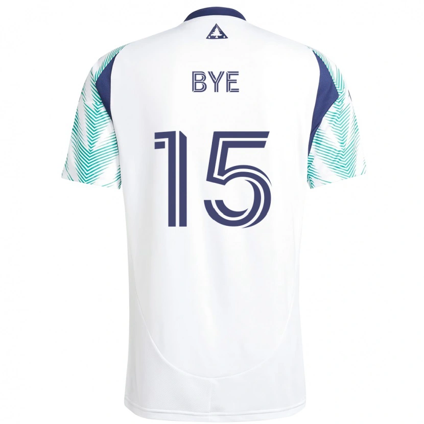 Danxen Niño Camiseta Brandon Bye #15 Blanco Azul 2ª Equipación 2025/26 La Camisa México