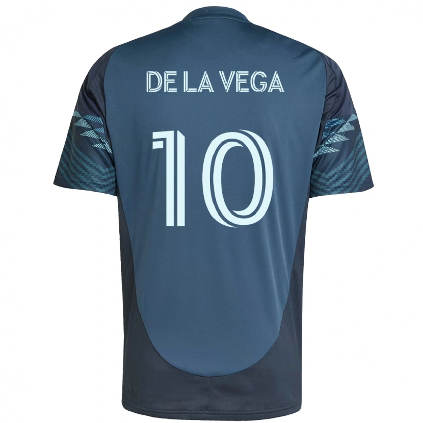 Danxen Niño Camiseta Pedro De La Vega #10 Verde Blanco 2ª Equipación 2025/26 La Camisa México