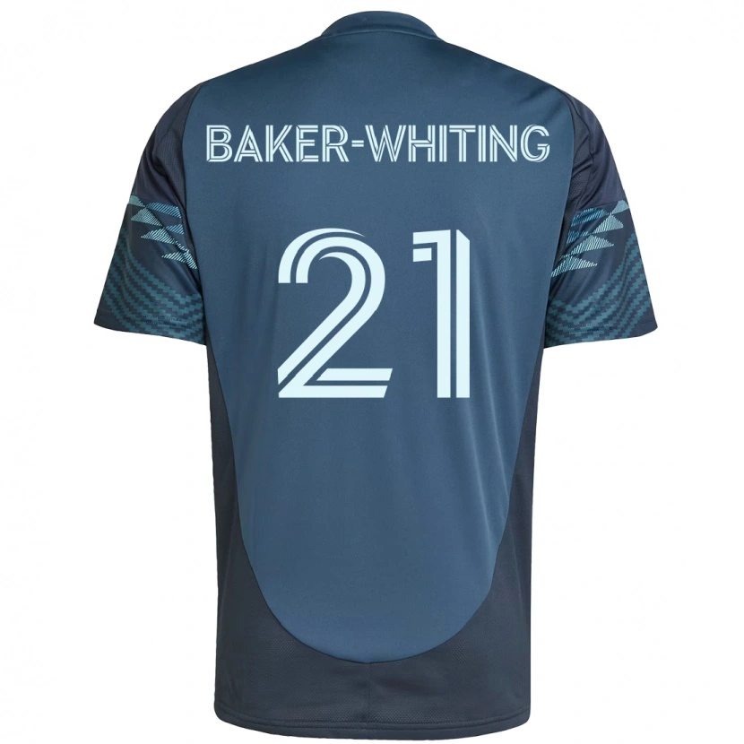 Danxen Niño Camiseta Reed Baker-Whiting #21 Verde Blanco 2ª Equipación 2025/26 La Camisa México