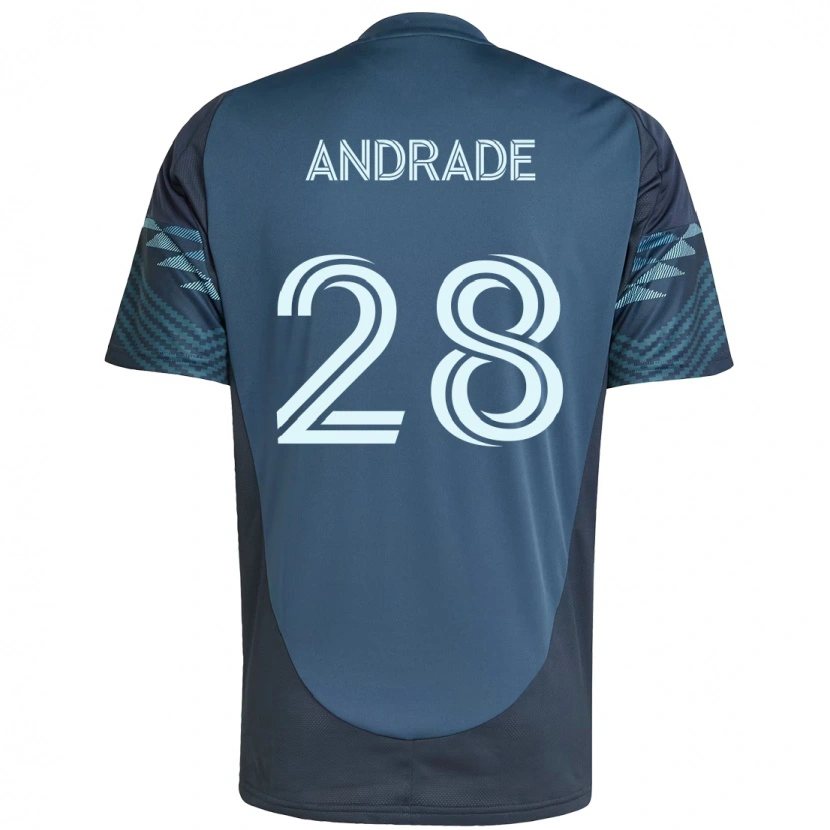 Danxen Niño Camiseta Yeimar Gómez Andrade #28 Verde Blanco 2ª Equipación 2025/26 La Camisa México