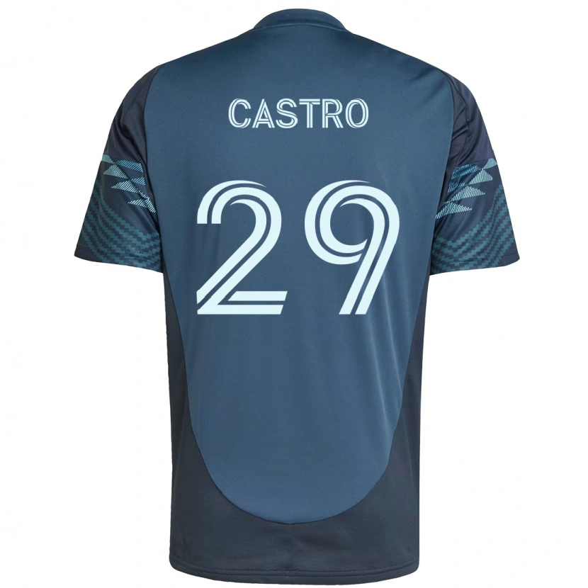 Danxen Niño Camiseta Jacob Castro #29 Verde Blanco 2ª Equipación 2025/26 La Camisa México