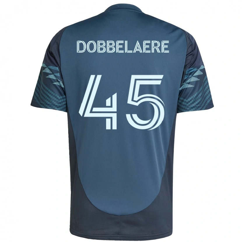 Danxen Niño Camiseta Ethan Dobbelaere #45 Verde Blanco 2ª Equipación 2025/26 La Camisa México