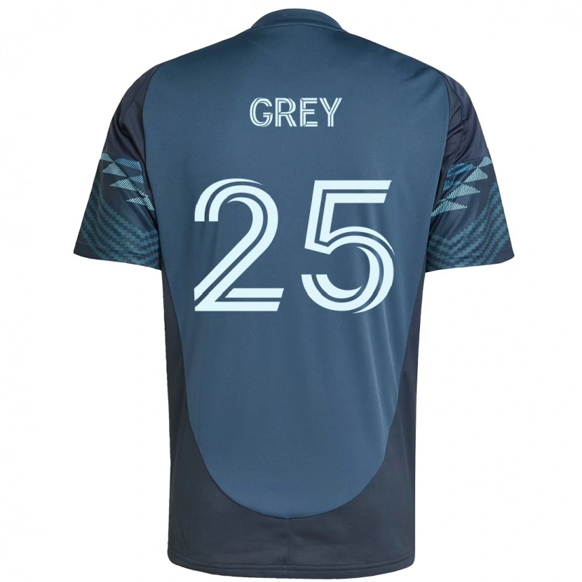 Danxen Niño Camiseta Mireya Grey #25 Verde Blanco 2ª Equipación 2025/26 La Camisa México