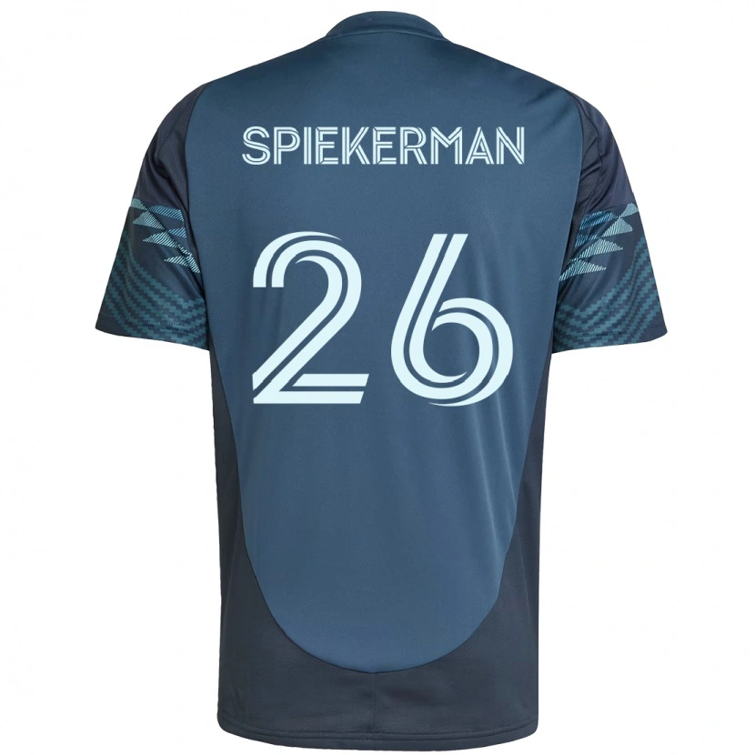 Danxen Niño Camiseta Stephanie Spiekerman #26 Verde Blanco 2ª Equipación 2025/26 La Camisa México