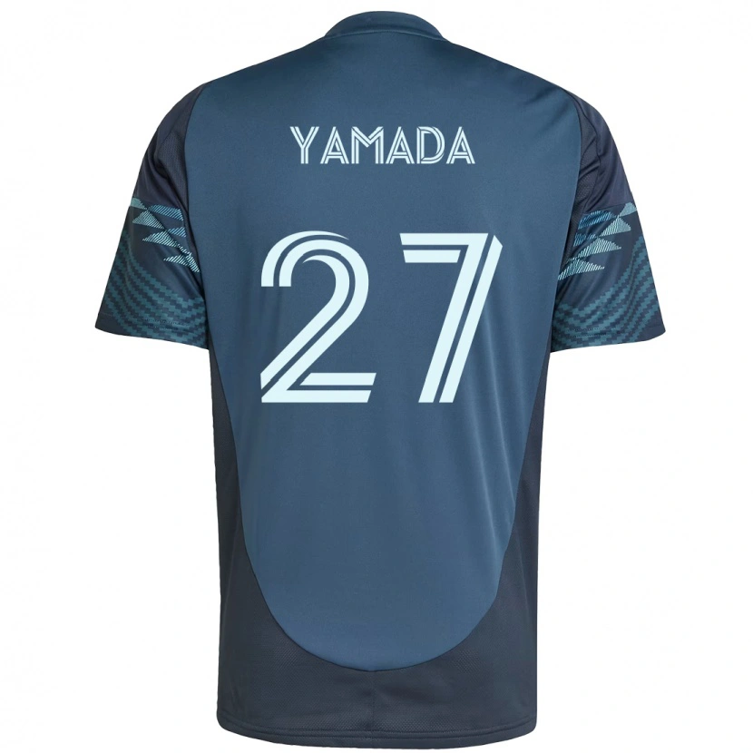 Danxen Niño Camiseta Hikari Yamada #27 Verde Blanco 2ª Equipación 2025/26 La Camisa México