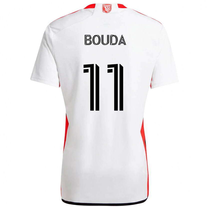 Danxen Niño Camiseta Ousseni Bouda #11 Negro Azul Oscuro 2ª Equipación 2025/26 La Camisa México