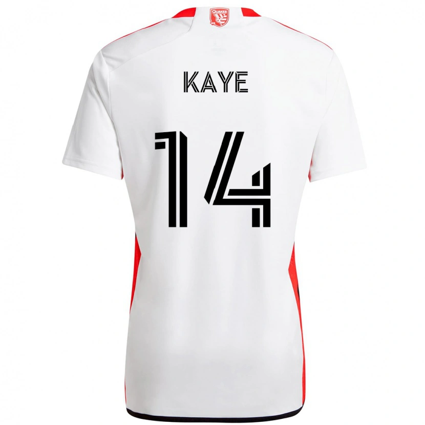 Danxen Niño Camiseta Mark-Anthony Kaye #14 Negro Azul Oscuro 2ª Equipación 2025/26 La Camisa México