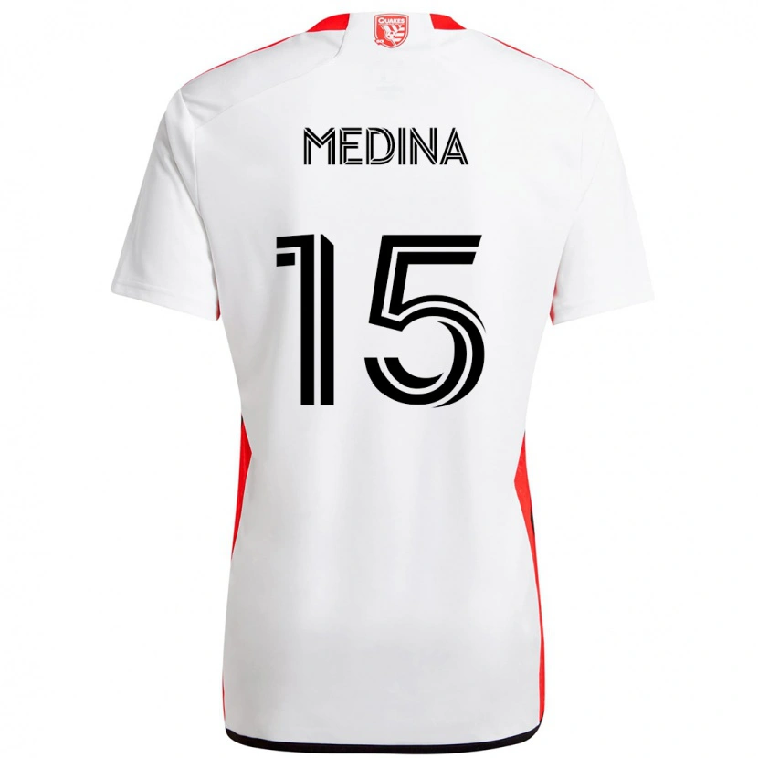 Danxen Niño Camiseta Cruz Medina #15 Negro Azul Oscuro 2ª Equipación 2025/26 La Camisa México