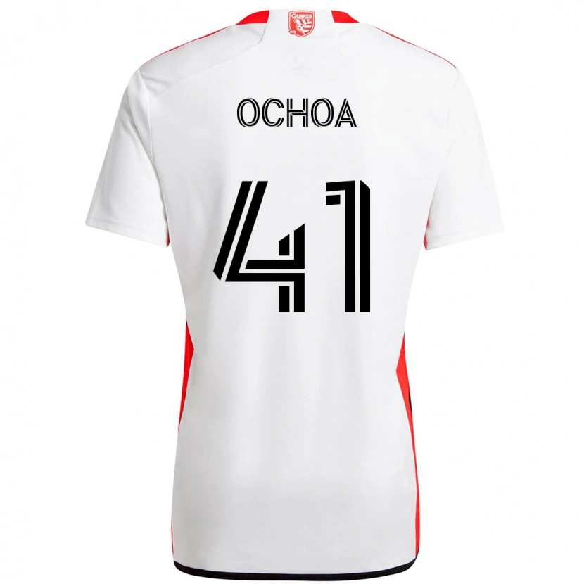 Danxen Niño Camiseta Emmanuel Ochoa #41 Negro Azul Oscuro 2ª Equipación 2025/26 La Camisa México