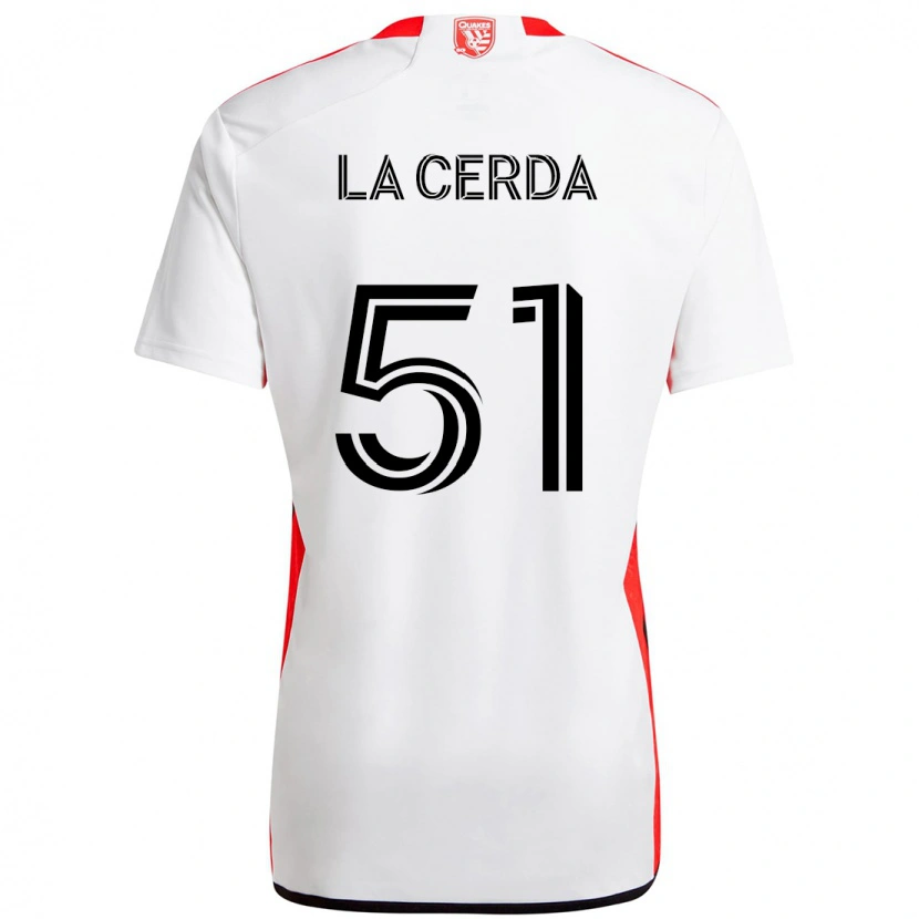 Danxen Niño Camiseta Eric De La Cerda #51 Negro Azul Oscuro 2ª Equipación 2025/26 La Camisa México