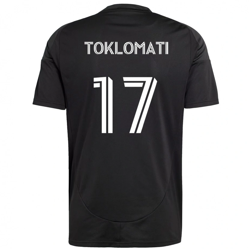 Danxen Niño Camiseta Idan Toklomati #17 Azul Celeste Blanco 2ª Equipación 2025/26 La Camisa México