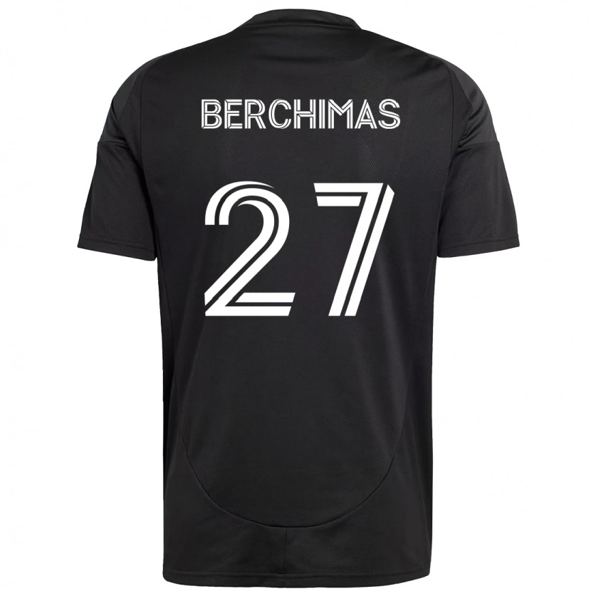 Danxen Niño Camiseta Nimfasha Berchimas #27 Azul Celeste Blanco 2ª Equipación 2025/26 La Camisa México