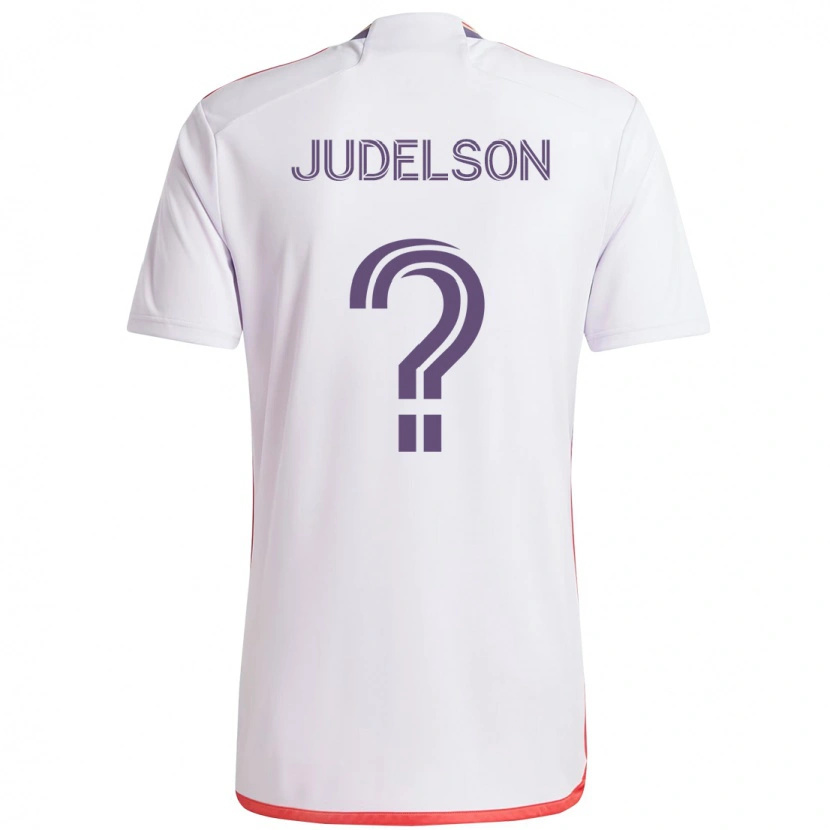 Danxen Niño Camiseta Dylan Judelson #0 Morado Blanco 2ª Equipación 2025/26 La Camisa México