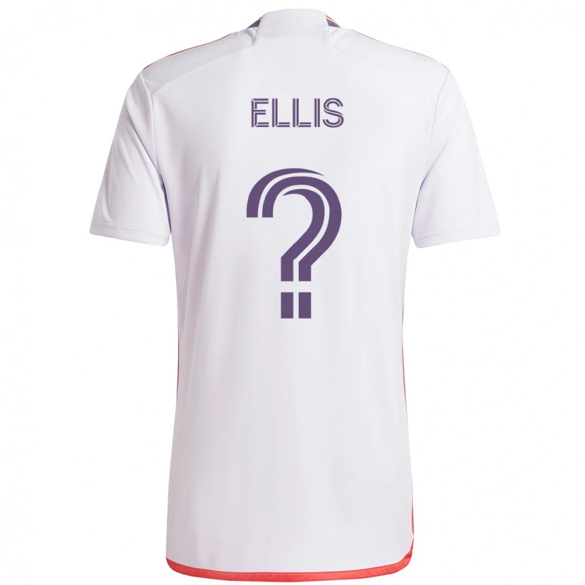 Danxen Niño Camiseta Justin Ellis #0 Morado Blanco 2ª Equipación 2025/26 La Camisa México