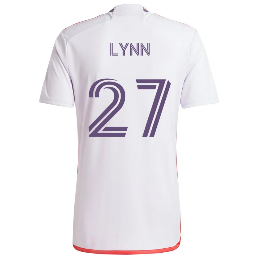 Danxen Niño Camiseta Jack Lynn #27 Morado Blanco 2ª Equipación 2025/26 La Camisa México
