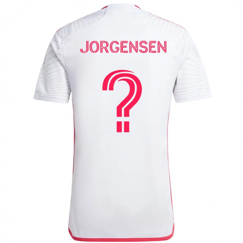 Danxen Niño Camiseta Owen Jorgensen #0 Blanco Magenta 2ª Equipación 2025/26 La Camisa México