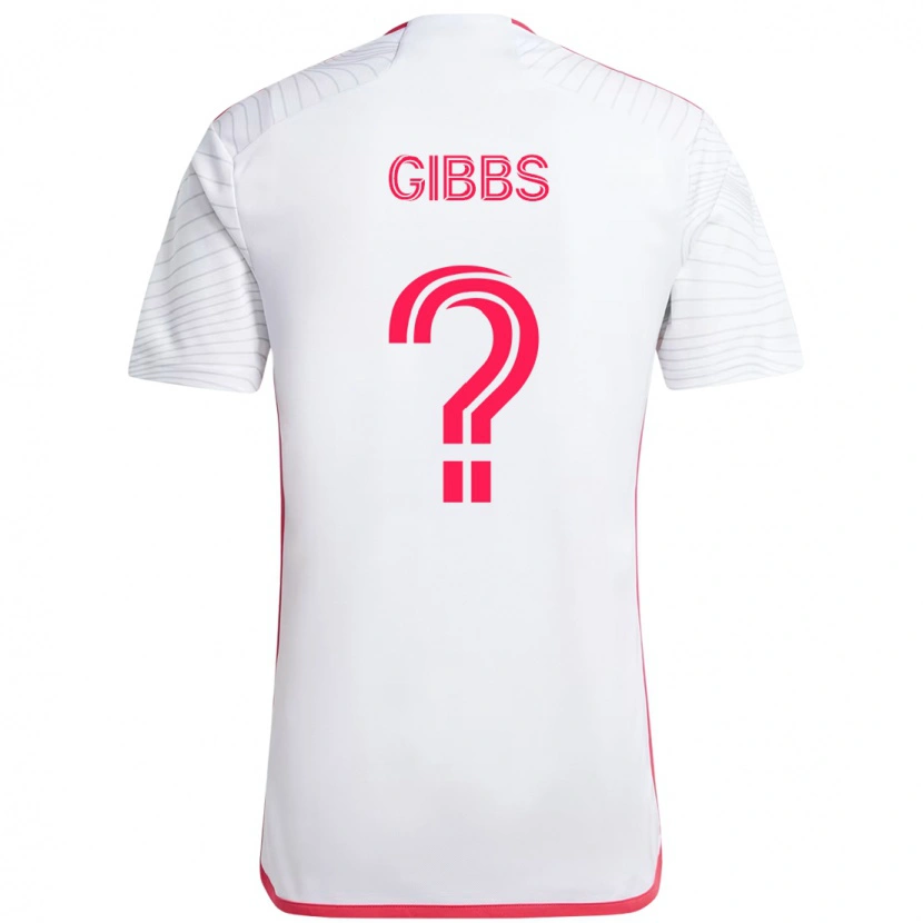Danxen Niño Camiseta Ryley Gibbs #0 Blanco Magenta 2ª Equipación 2025/26 La Camisa México