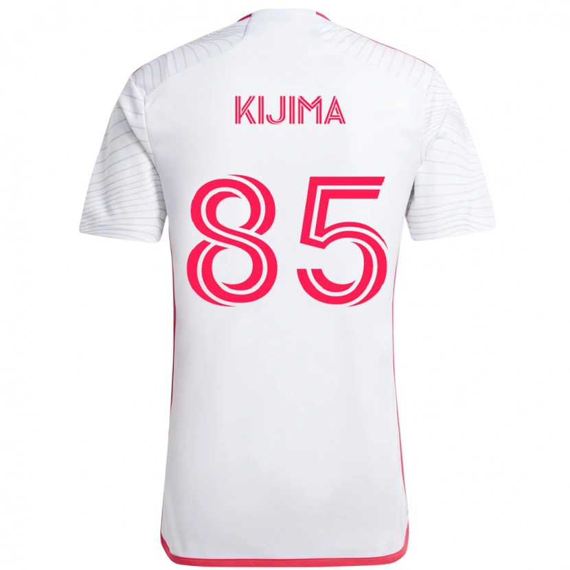 Danxen Niño Camiseta Hosei Kijima #85 Blanco Magenta 2ª Equipación 2025/26 La Camisa México