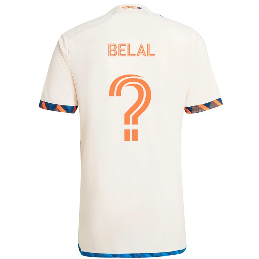 Danxen Niño Camiseta Ryan Belal #0 Azul Oscuro Naranja 2ª Equipación 2025/26 La Camisa México