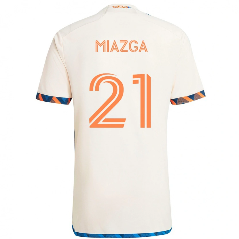 Danxen Niño Camiseta Matt Miazga #21 Azul Oscuro Naranja 2ª Equipación 2025/26 La Camisa México