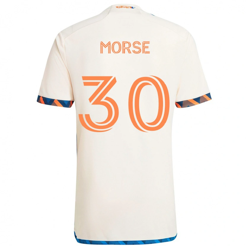 Danxen Niño Camiseta Hunter Morse #30 Azul Oscuro Naranja 2ª Equipación 2025/26 La Camisa México
