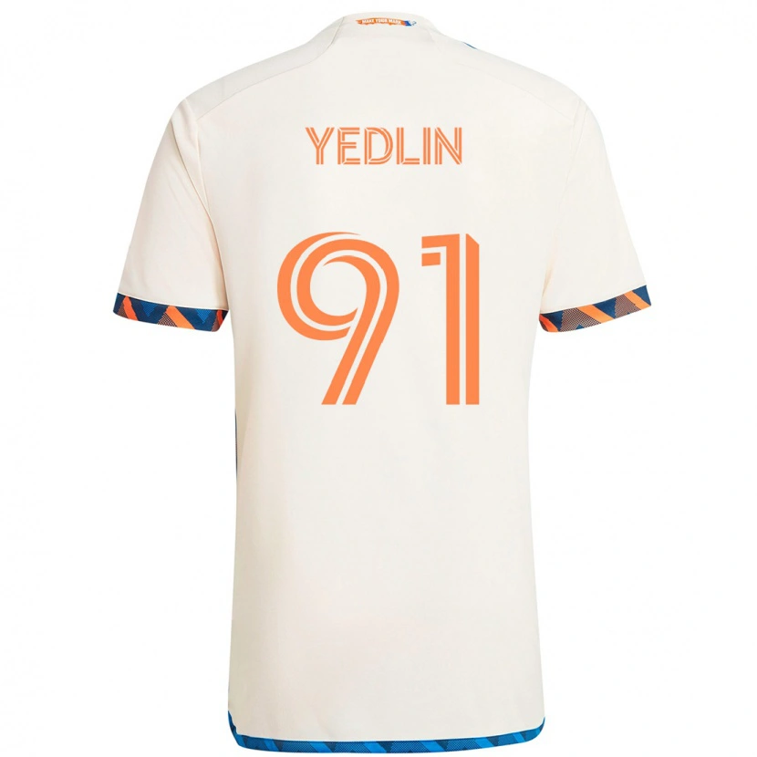 Danxen Niño Camiseta Deandre Yedlin #91 Azul Oscuro Naranja 2ª Equipación 2025/26 La Camisa México