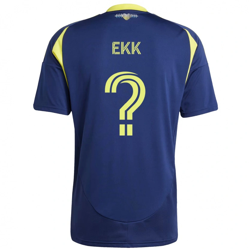 Danxen Niño Camiseta Maximus Ekk #0 Amarillo Azul Marino 2ª Equipación 2025/26 La Camisa México
