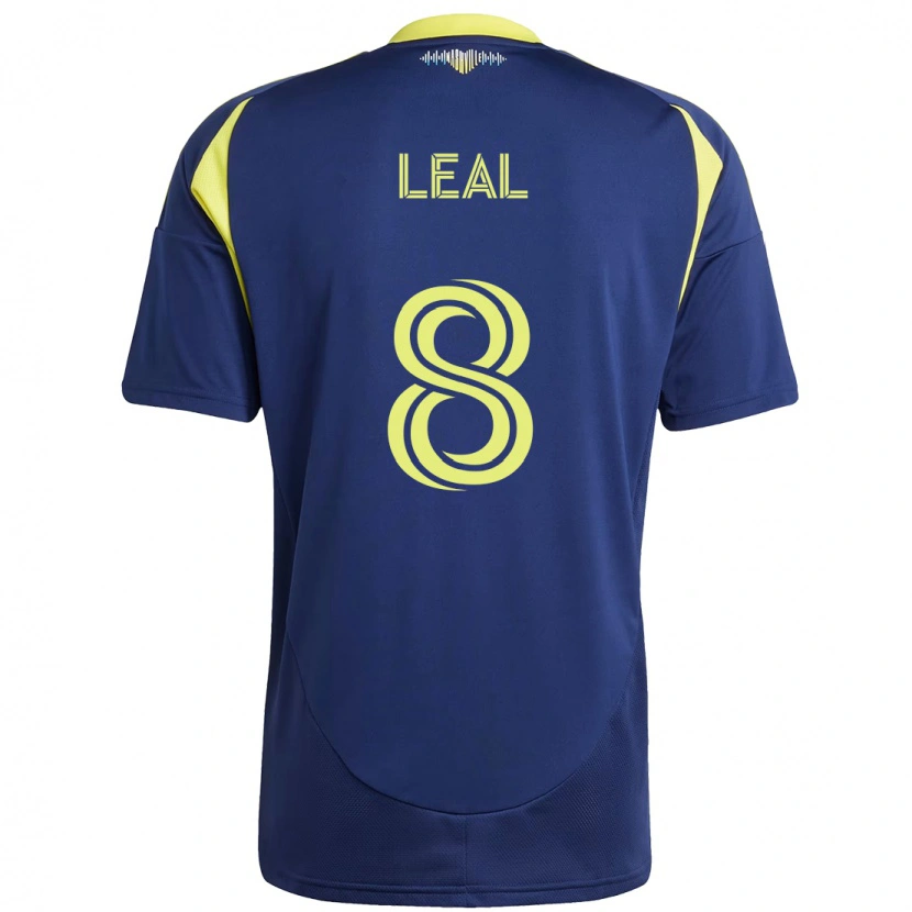 Danxen Niño Camiseta Randall Leal #8 Amarillo Azul Marino 2ª Equipación 2025/26 La Camisa México