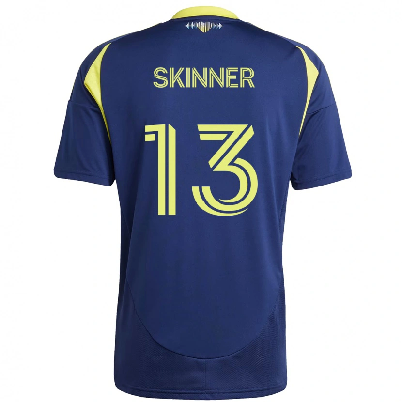 Danxen Niño Camiseta Joey Skinner #13 Amarillo Azul Marino 2ª Equipación 2025/26 La Camisa México