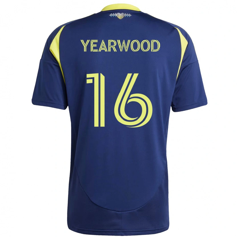 Danxen Niño Camiseta Dru Yearwood #16 Amarillo Azul Marino 2ª Equipación 2025/26 La Camisa México