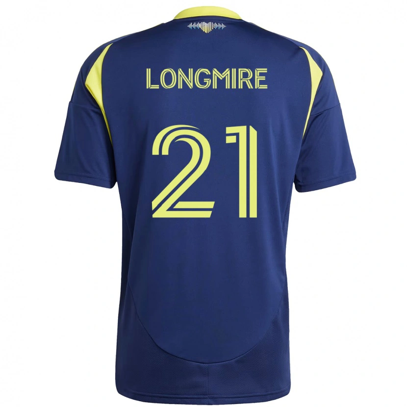 Danxen Niño Camiseta Ahmed Longmire #21 Amarillo Azul Marino 2ª Equipación 2025/26 La Camisa México
