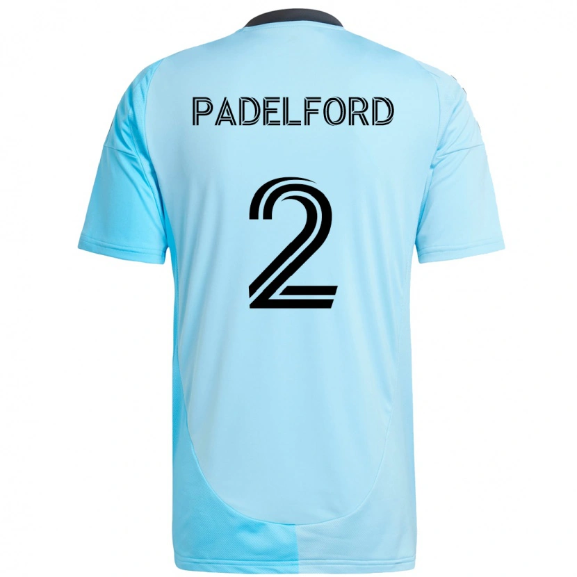 Danxen Niño Camiseta Devin Padelford #2 Negro Azul 2ª Equipación 2025/26 La Camisa México