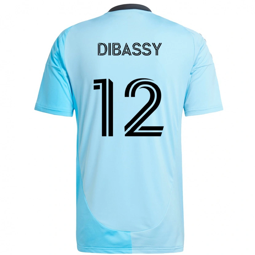 Danxen Niño Camiseta Bakaye Dibassy #12 Negro Azul 2ª Equipación 2025/26 La Camisa México