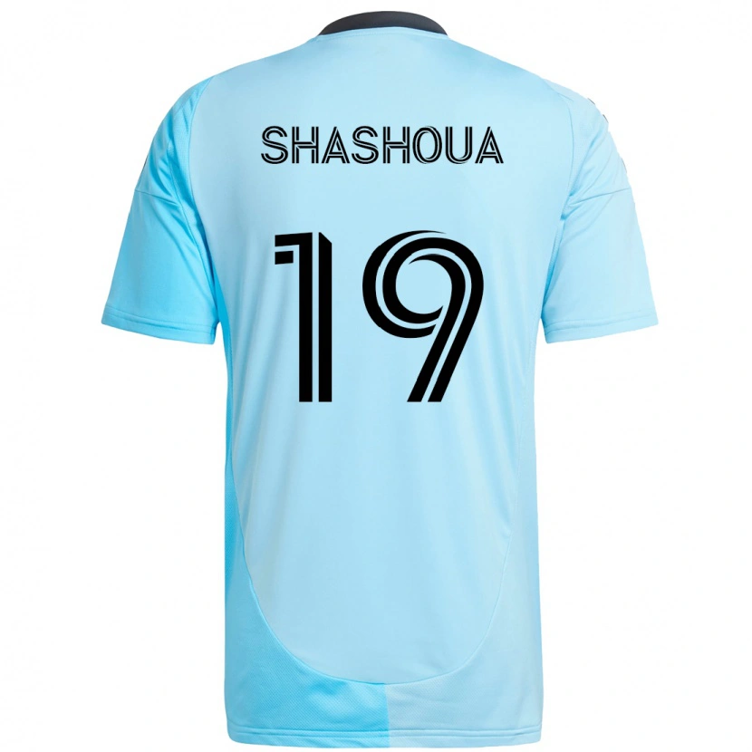 Danxen Niño Camiseta Sam Shashoua #19 Negro Azul 2ª Equipación 2025/26 La Camisa México
