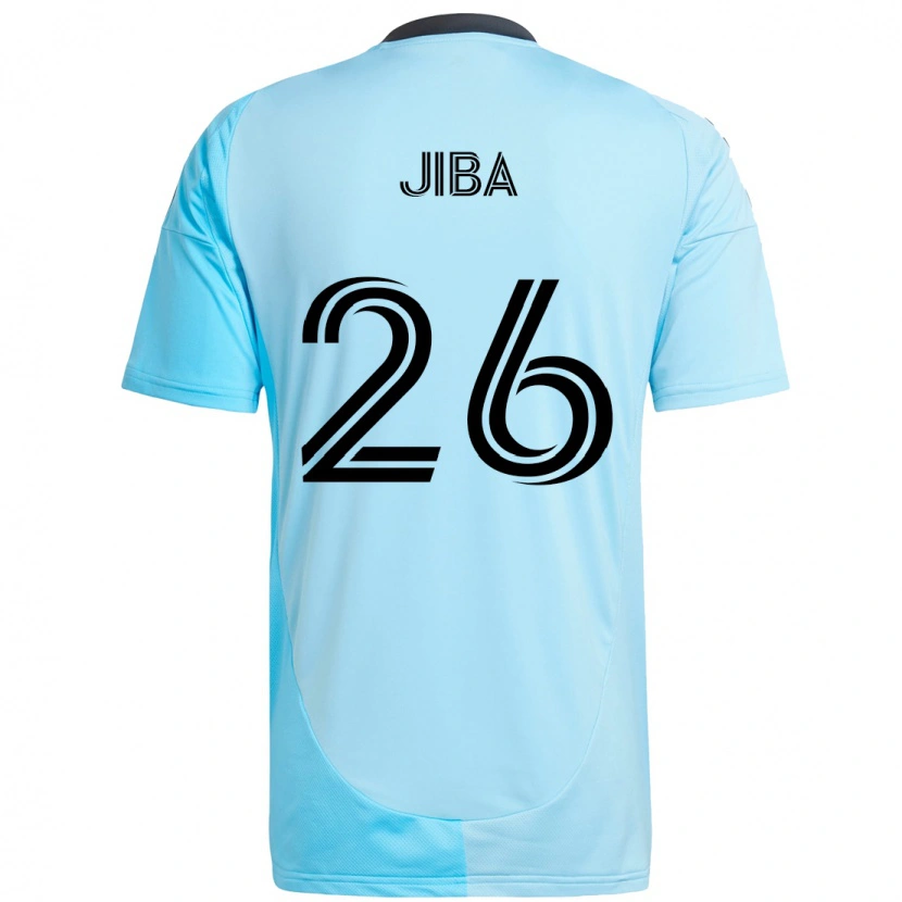 Danxen Niño Camiseta Ryen Jiba #26 Negro Azul 2ª Equipación 2025/26 La Camisa México