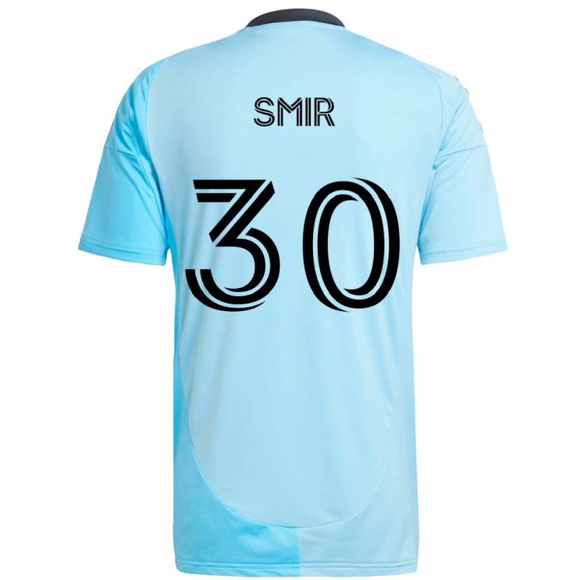Danxen Niño Camiseta Alec Smir #30 Negro Azul 2ª Equipación 2025/26 La Camisa México