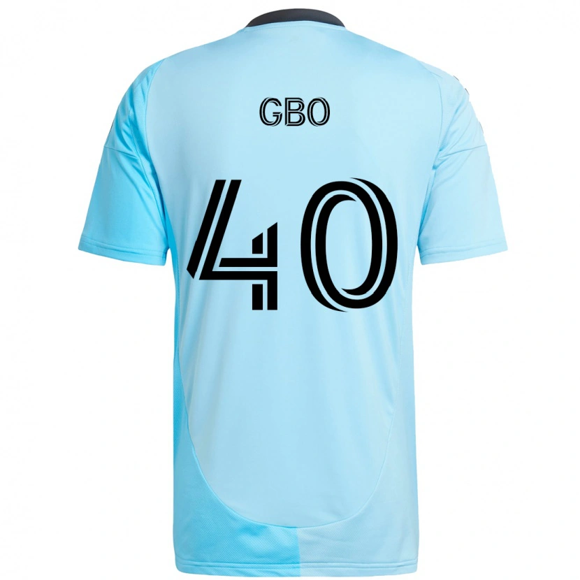 Danxen Niño Camiseta Cedrik Gbo #40 Negro Azul 2ª Equipación 2025/26 La Camisa México