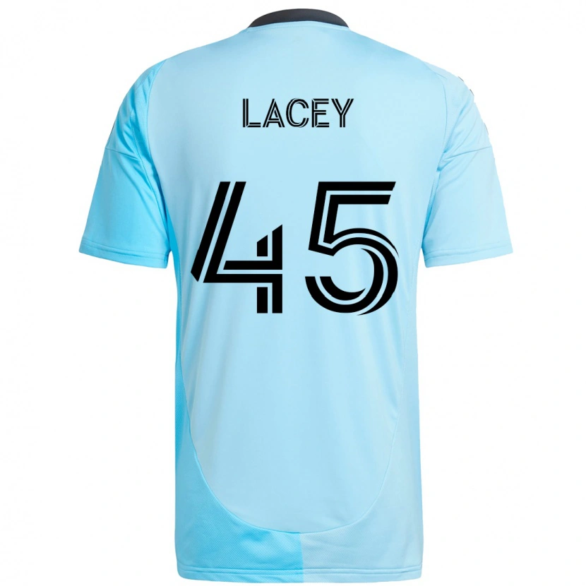 Danxen Niño Camiseta Kameron Lacey #45 Negro Azul 2ª Equipación 2025/26 La Camisa México