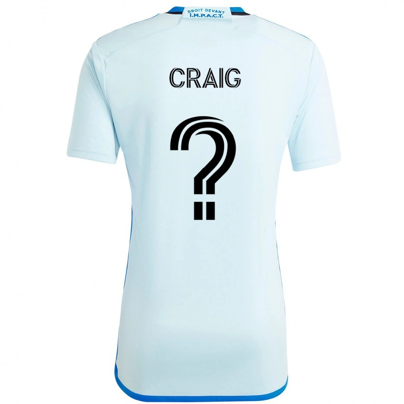 Danxen Niño Camiseta Brandan Craig #0 Azul Oscuro Negro 2ª Equipación 2025/26 La Camisa México