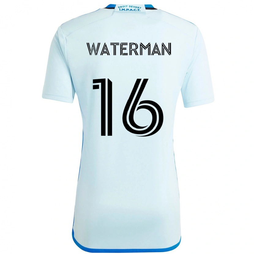 Danxen Niño Camiseta Joel Waterman #16 Azul Oscuro Negro 2ª Equipación 2025/26 La Camisa México
