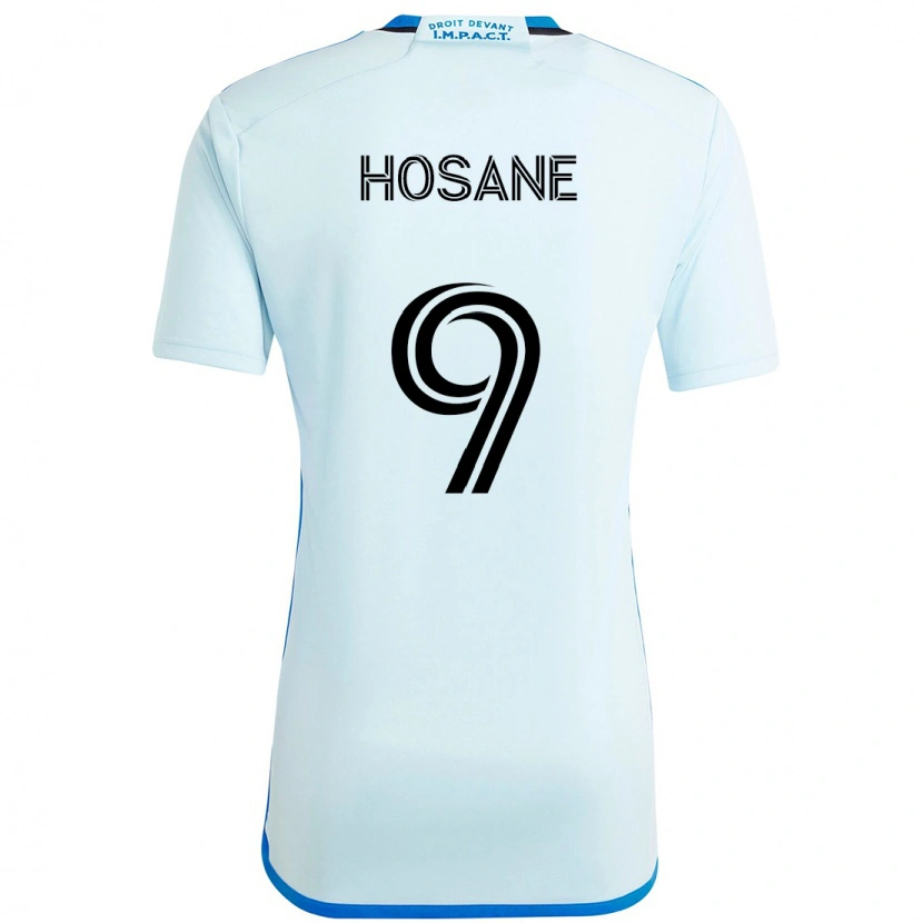 Danxen Niño Camiseta Soukou Hosane #9 Azul Celeste Azul Oscuro 2ª Equipación 2025/26 La Camisa México